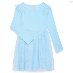 Wonder Nation Girls Long Sleeve Tutu Dress, Size XL(14-16) Plus